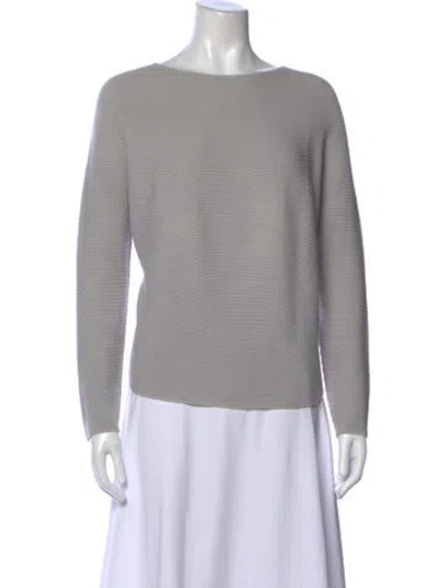 Pre-owned Christian Wijnants Bateau Neckline Sweater In Gray