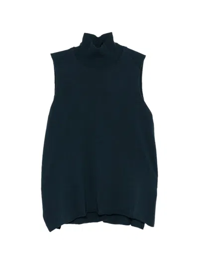 Christian Wijnants Buttoned Top In Blue