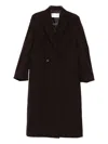 Christian Wijnants Cade Double-breasted Coat In Brown