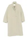 Christian Wijnants Caparis Shawl-collar Double-breasted Coat In Neutral