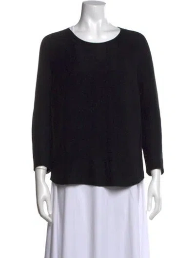 Pre-owned Christian Wijnants Crew Neck Long Dress In Black
