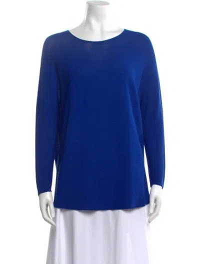 Pre-owned Christian Wijnants Crew Neck Sweater In Blue