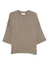 Christian Wijnants Crew-neck Sweater In Neutral