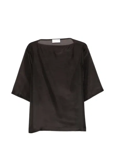 Christian Wijnants Crew-neck T-shirt In Brown
