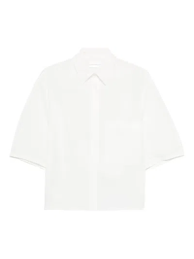 Christian Wijnants Cropped Short-sleeved Shirt In White
