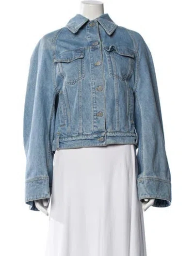 Pre-owned Christian Wijnants Denim Jacket In Blue