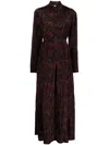 Christian Wijnants Dewis Floral-print Jersey Midi Dress In Red