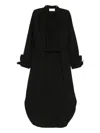 Christian Wijnants Dulcie Belted Dress In Black