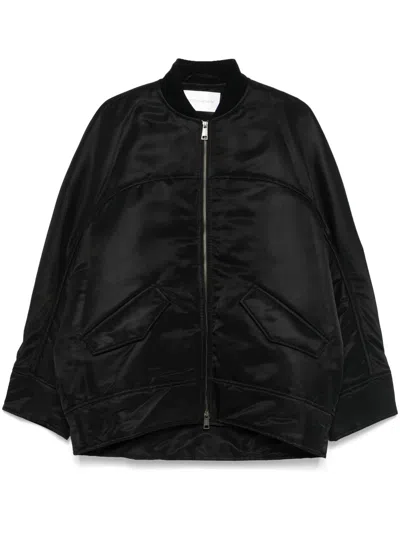 Christian Wijnants Jabari Bomber Jacket In Black