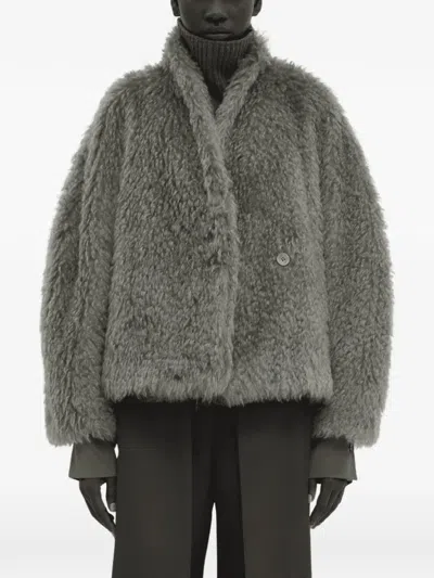 Christian Wijnants Javina Faux-fur Jacket In Black