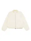 Christian Wijnants Jena Elasticated-cuff Bomber Jacket In Neutral