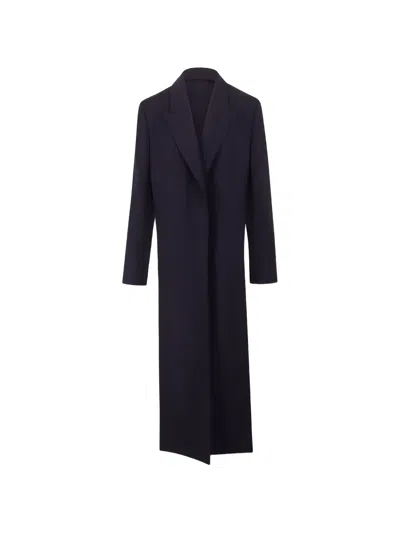Christian Wijnants Jirono Layered Coat In Blue