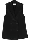 Christian Wijnants Jollo Double-breasted Waistcoat In Black