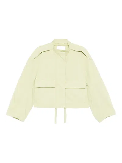 Christian Wijnants Julora Flap-pocket Drawstring Jacket In Green