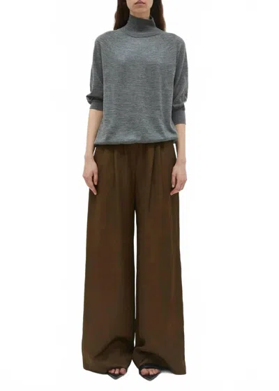Christian Wijnants Katu Sweater Top In Grey In Gray