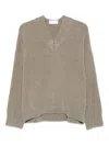 Christian Wijnants Kianez V-neck Boxy Sweater In Neutral