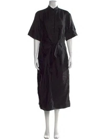 Pre-owned Christian Wijnants Long Dress In Black
