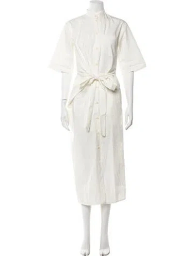 Pre-owned Christian Wijnants Long Dress In Neutrals