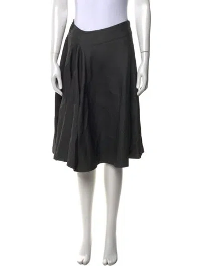 Pre-owned Christian Wijnants Midi Length Skirt In Black