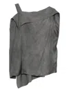 Christian Wijnants One-shoulder Top In Gray