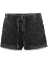 Christian Wijnants Panya Denim Shorts In Black