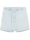 Christian Wijnants Panya Denim Shorts In Blue