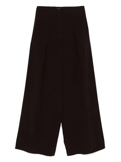 Christian Wijnants Parana Trousers In Brown
