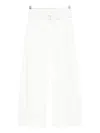 Christian Wijnants Pigata Belted Trousers In White