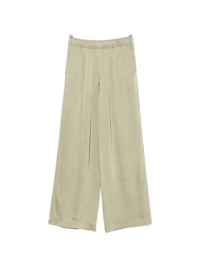 Christian Wijnants Pitola Elasticated Wide-leg Trousers In Green