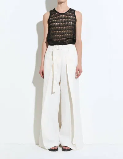 Christian Wijnants Pomello Wide Leg Pants In Off White