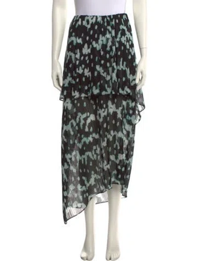 Pre-owned Christian Wijnants Printed Long Skirt In Multi