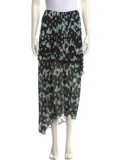 Pre-owned Christian Wijnants Printed Midi Length Skirt In Multi
