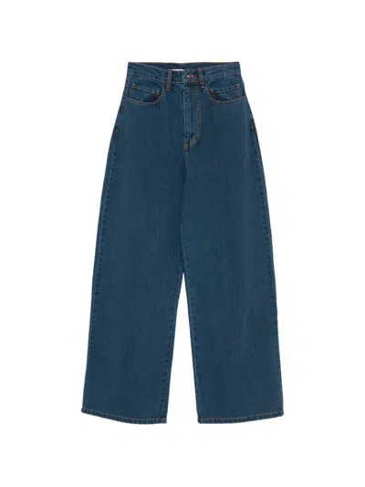 Christian Wijnants Pullos Wide-leg Jeans In Blue