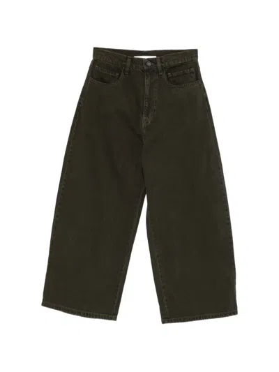 Christian Wijnants Pully Wide-leg Jeans In Green