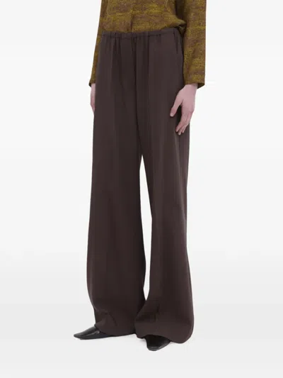 Christian Wijnants Pune Wide-leg Trousers In 브라운
