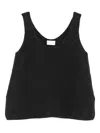 Christian Wijnants Ribbed Vest In Black