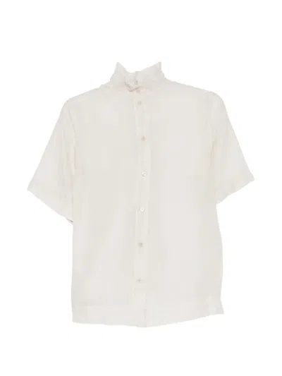 Christian Wijnants Ruffled Short-sleeve Shirt In Multi