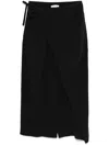Christian Wijnants Sade Midi Skirt In Black
