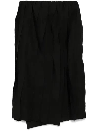 Christian Wijnants Shani Midi Skirt In Black