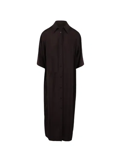 Christian Wijnants Short-sleeve Shirt Dress In Black