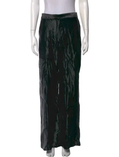 Pre-owned Christian Wijnants Silk Wide Leg Pants W/ Tags In Black