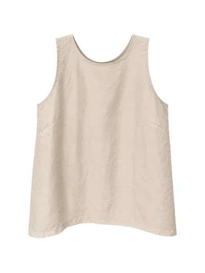 Christian Wijnants Sleeveless Scoop-neck Top In White