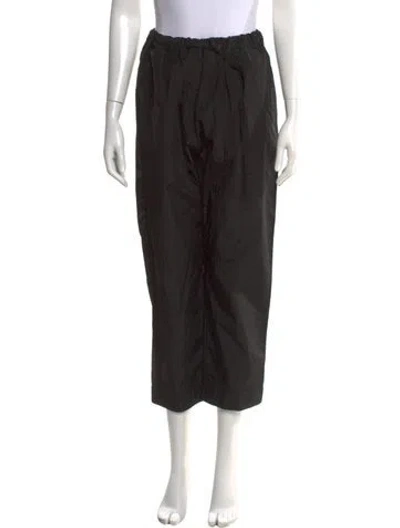 Pre-owned Christian Wijnants Straight Leg Pants In Black