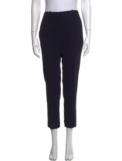Pre-owned Christian Wijnants Straight Leg Pants In Blue