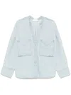 Christian Wijnants Tango Denim Overshirt In Blue