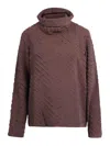 Christian Wijnants Tibari Sweater In Brown
