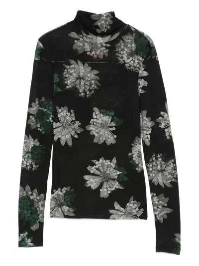 Christian Wijnants Tugal Secondskin Top In Black