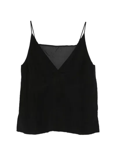 Christian Wijnants Tulip V-neck Vest In Black