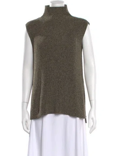 Pre-owned Christian Wijnants Turtleneck Sweater In Brown