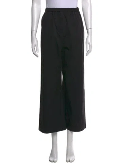 Pre-owned Christian Wijnants Wide Leg Pants In Black